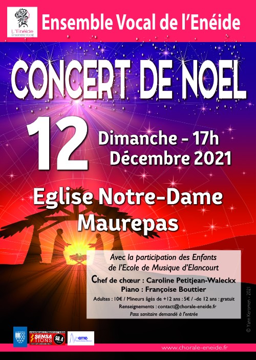 Affiche concert noel 2021