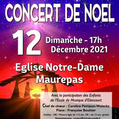 Affiche concert noel 2021